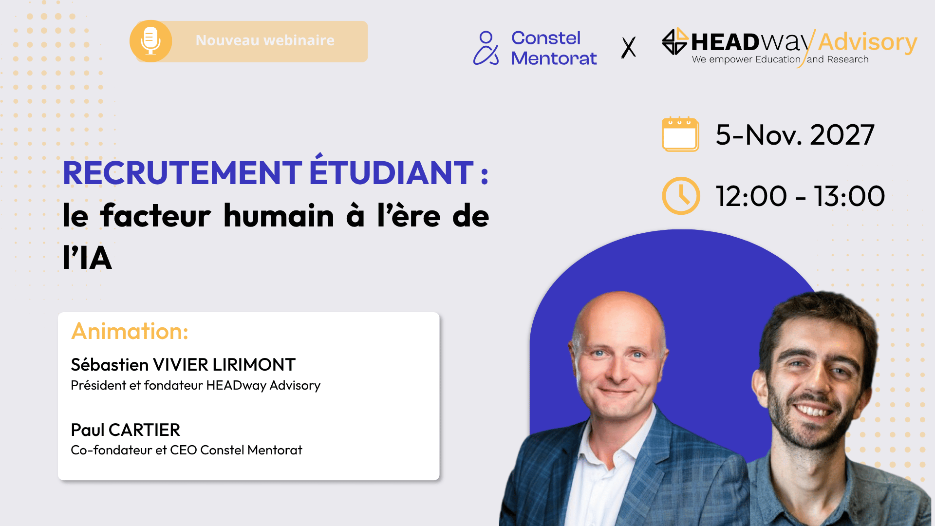 Webinaire – Recrutement étudiant : le facteur humain à l’ère de l’IA